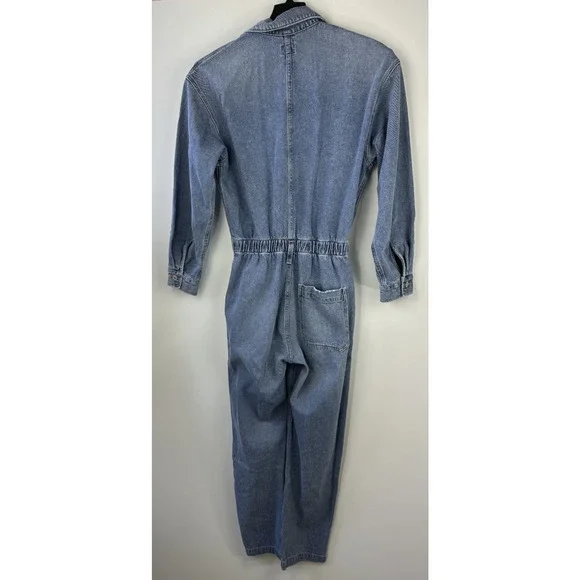 Citizens of Humanity Distressed Marta Denim Jumpsuit Blue Jean Coveralls Small - Picture 10 of 16